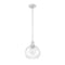 Z-Lite Margo 1 Light Pendant, Brushed Nickel And Clear Seedy 7501P10-BN - alternate 7